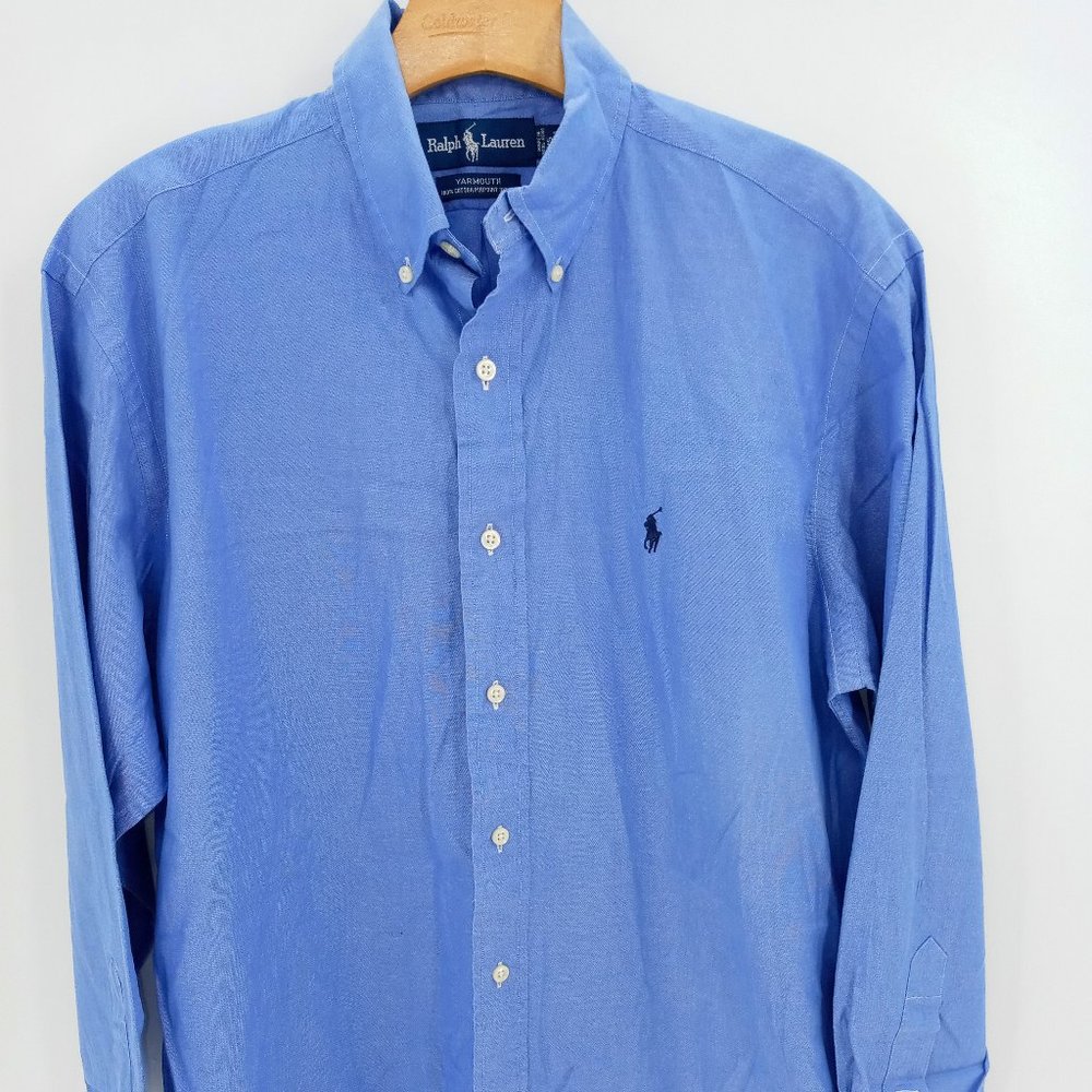 NWOT Ralph Lauren 100% Cotton, Pinpoint Oxford, Casual Button Down Shirt - Picture 3 of 5
